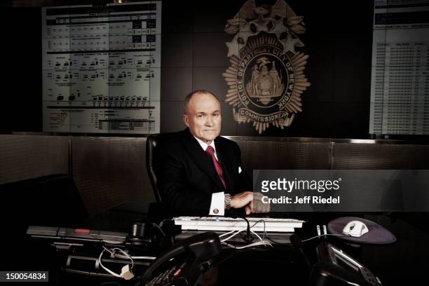 New York City Police Commissioner, Ray Kelly is photographed for Newsweek on May 9, 2012 in New York City.