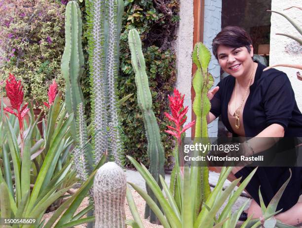 Cobras, Sardinia, Italy, June 9 Michela Murgia, writer lives and works in Sardinia, With the novel "Accabadora" won the Campiello Prize 2010, the...