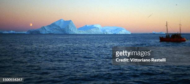 Striking image of sea and Iceberg, Ilulissat, Greenland.