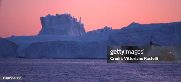 Striking image of sea and Iceberg, Ilulissat, Greenland.