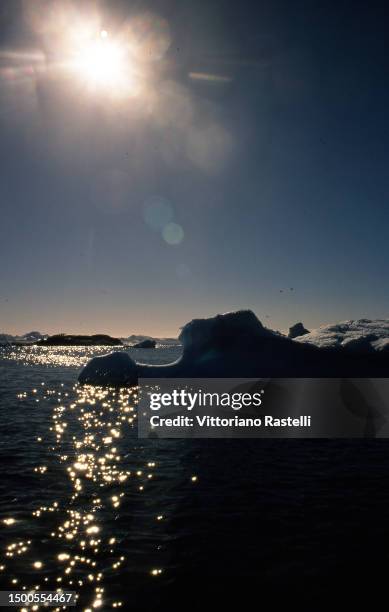 Striking image of sea and Iceberg, Ilulissat, Greenland.