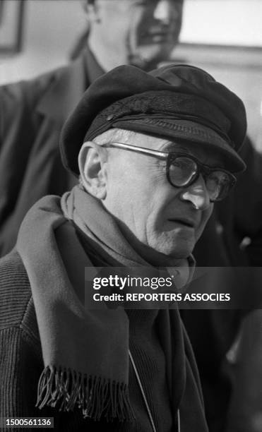 Portrait du réalisateur Julien Duvivier en juin 1963.