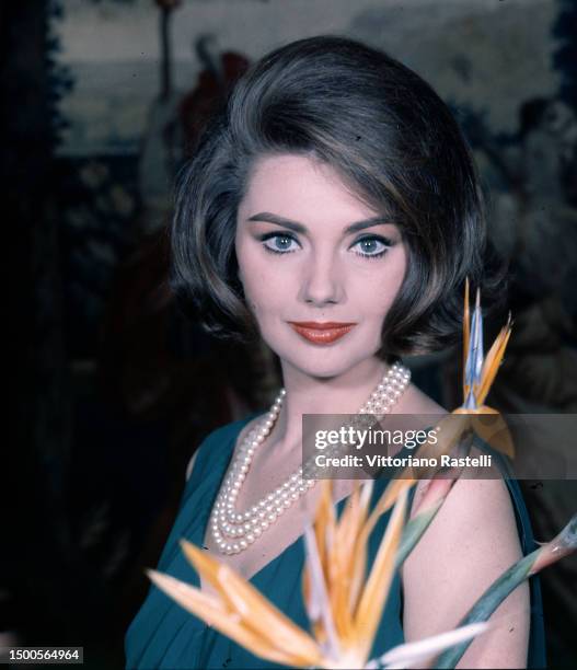 Rome, Italy, April 1964, the actress Sylva Koscina.