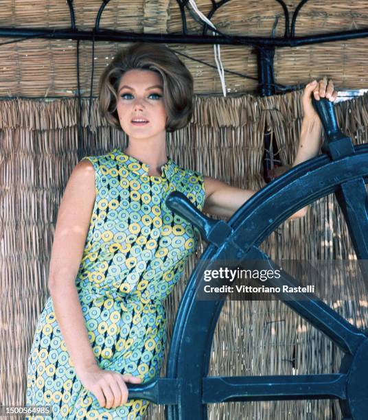 Rome, Italy, April 1964, the actress Sylva Koscina.