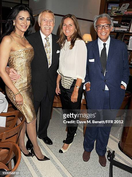 Wilnelia Merced, Sir Bruce Forsyth, Lucy Tang and Sir David Tang attend as Naomi Campbell hosts an Olympic Celebration Dinner in partnership with...