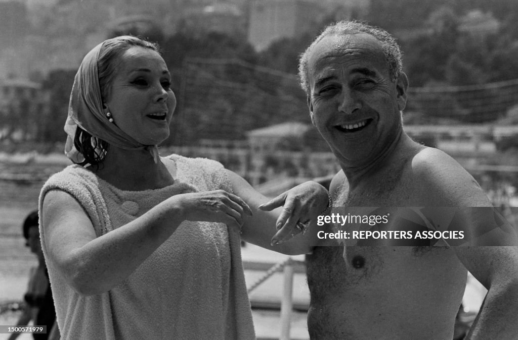 Zsa Zsa Gabor et son mari en 1964