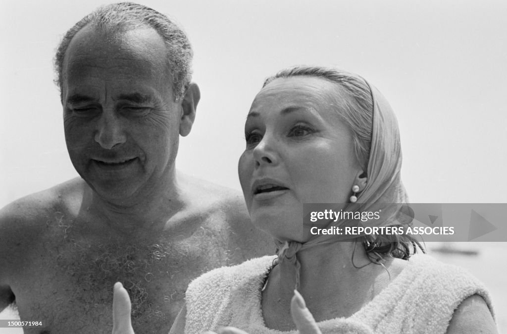 Zsa Zsa Gabor et son mari en 1964