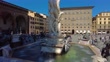 Italy Florence Piazza Signoria Nettuno Fountain High-Res Stock Video ...