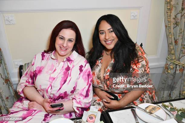 Natasha Lee and Alejandra DelCastillo attends as Base Beauty Creative Agency hosts celebratory inaugural 'Where Brains Meet Beauty Listen Again...