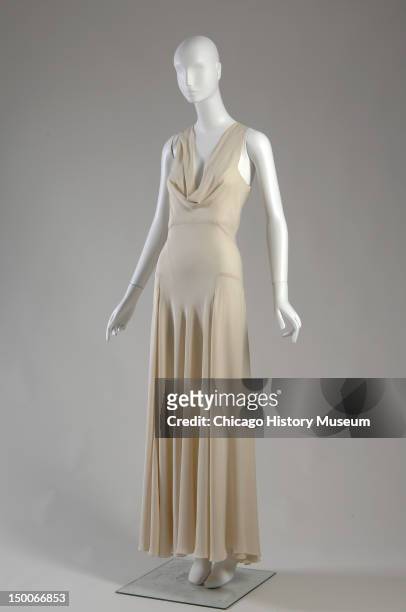 Evening dress, 1932 . Silk crepe by Madeleine Vionnet.