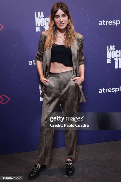 Actress Irene Arcos attends the "Las Noches De Tefía" premiere at Palacio de la Prensa cinema on June 22, 2023 in Madrid, Spain.