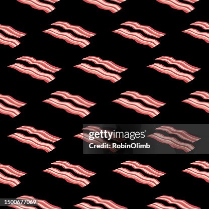 Bacon Strips Seamless Pattern Bacon Strips Seamless Pattern