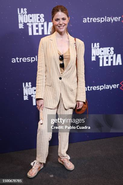 Manuela Velasco attends the "Las Noches De Tefía" premiere at Palacio de la Prensa cinema on June 22, 2023 in Madrid, Spain.