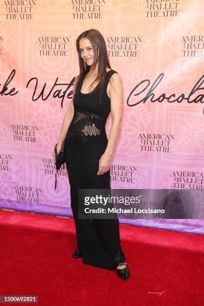 Katie Holmes attends the 2023 American Ballet Theatre's summer season opening night performance of "Like Water For Chocolate" at The Metropolitan...