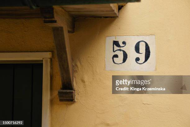 number 59 - house number stock pictures, royalty-free photos & images