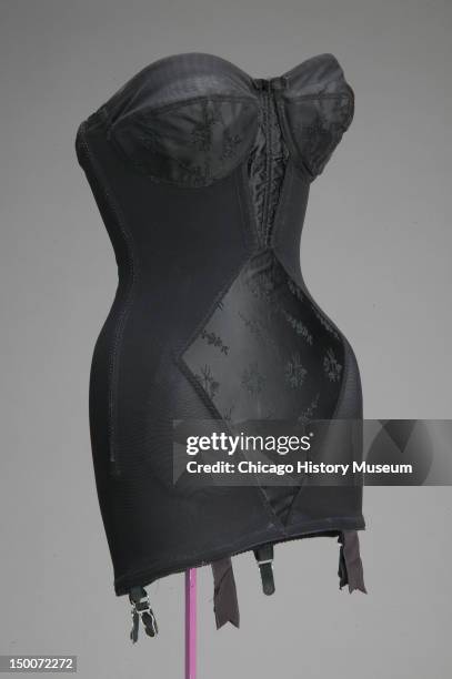 Girdle, 1955 . Silk satin, elastic by Lily of France. News Photo - Getty  Images