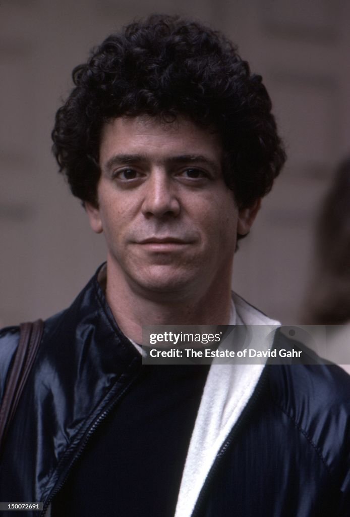 Singer Reed Rock singer, musician, and songwriter Lou Reed poses for a portrait ...