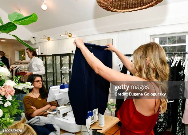 Guests attend as goop and Banana Republic celebrate the start of summer at goop on June 22, 2023 in Sag Harbor, New York.