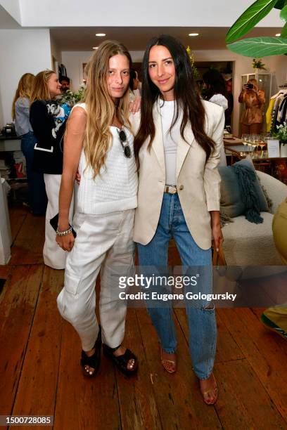 Pamela Tick and Arielle Charnas attend as goop and Banana Republic celebrate the start of summer at goop on June 22, 2023 in Sag Harbor, New York.