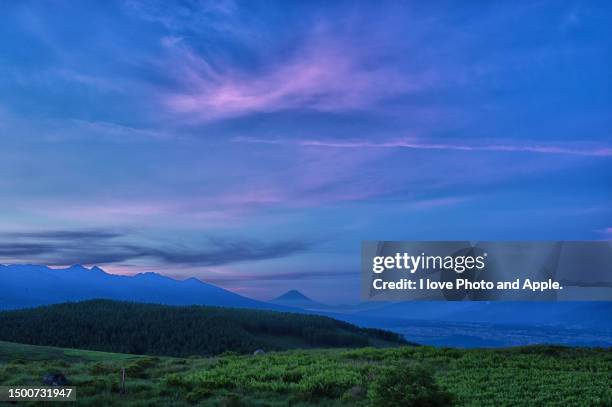 mt.fuji scenery - 諏訪市 stock pictures, royalty-free photos & images