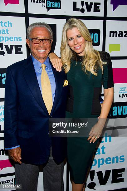 Pictured: George Teichner, Aviva Drescher -- Photo by: Charles Sykes/Bravo/NBCU Photo Bank via Getty Images