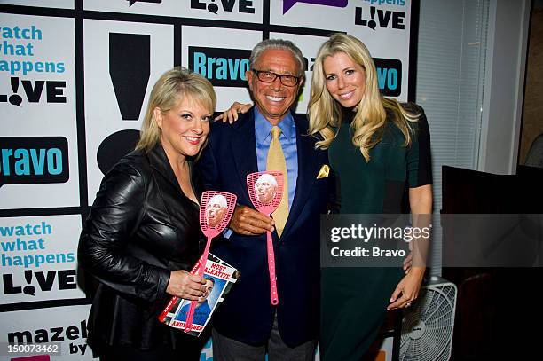 Pictured: Nancy Grace, George Teichner, Aviva Drescher -- Photo by: Charles Sykes/Bravo/NBCU Photo Bank via Getty Images