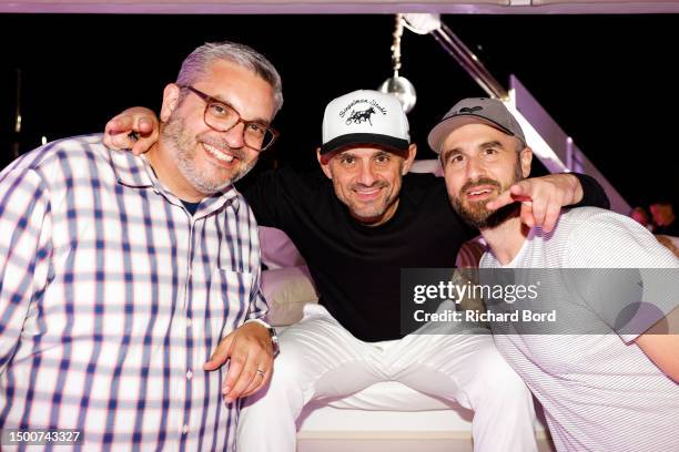 Gary Vaynerchuk attends a fashion fundraiser and disco on the VX Yacht on June 22, 2023 in Cannes, France.