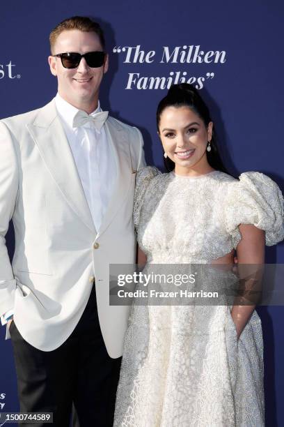 Evan Phillips and Elizabeth Phillips attend the Los Angeles Dodgers Foundation's 2023 Blue Diamond Gala at Dodger Stadium on June 22, 2023 in Los...