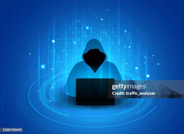 ilustrações, clipart, desenhos animados e ícones de hacker de capuz - crime de computação