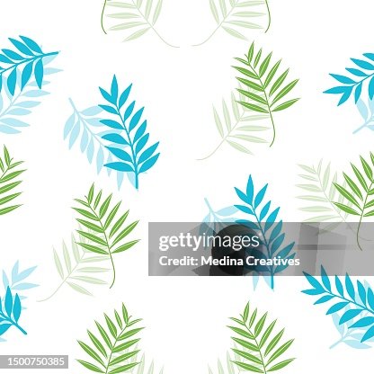 Abstract summer seamless pattern. Summer leaf pattern Abstract summer seamless pattern. Summer leaf pattern