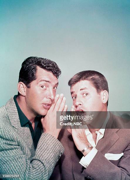 Pictured: Comedy team Dean Martin, Jerry Lewis in the 1950s --