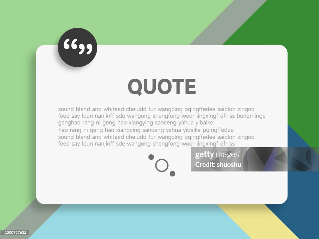 Quote Bubble Comment Note Frame Vector Design Material Information ...