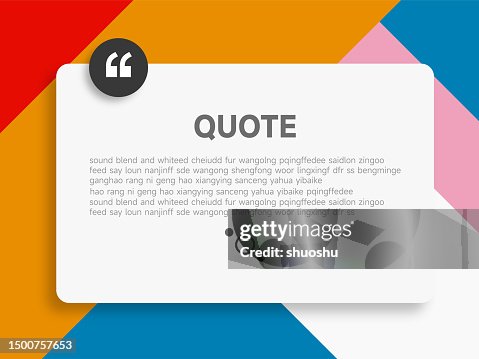 Quote Bubble Comment Note Frame Vector Design Material Information ...