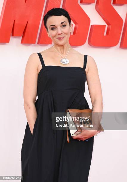 Amanda Abbington attends the "Mission: Impossible - Dead Reckoning Part One" UK Premiere at Odeon Luxe Leicester Square on June 22, 2023 in London,...