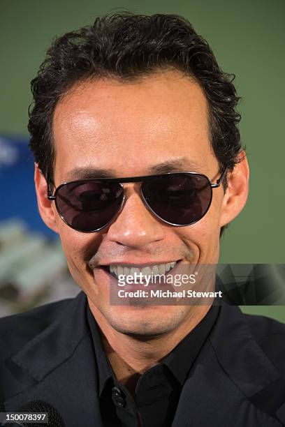 Musician Marc Anthony attends the 2012 Maestro Cares Foundation Benefit at El Museo Del Barrio on August 9, 2012 in New York City.