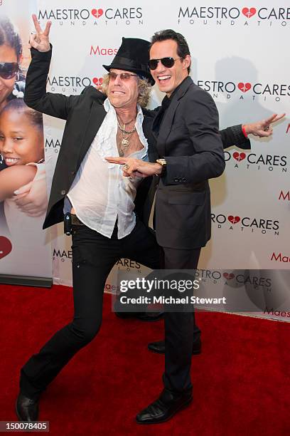 Musicians William 'Big Kenny' Kenneth Alphin and Marc Anthony attend the 2012 Maestro Cares Foundation Benefit at El Museo Del Barrio on August 9,...