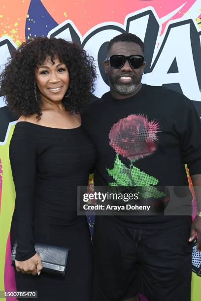 Erica Campbell and Warryn Campbell attend the 50 Years of Hip-Hop celebration hosted by ASCAP Rhythm & Soul at The London Hotel on June 22, 2023 in...