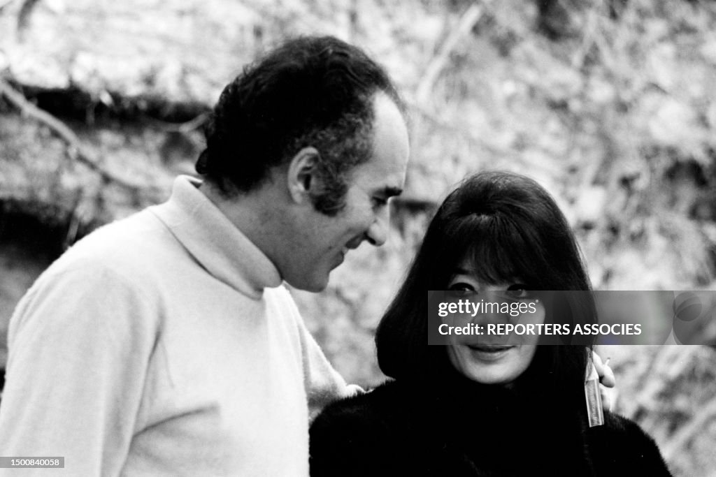 Michel Piccoli et Juliette Gréco à Saint-Paul de Vence en décembre ...