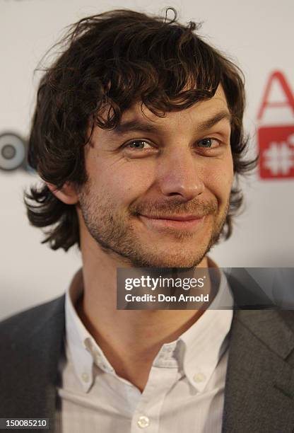 Gotye poses at the 2012 ARIA Awards at The Ivy on August 10, 2012 in Sydney, Australia.