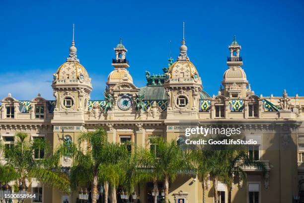 grand casino de monte-carlo - monaco skyline stock pictures, royalty-free photos & images