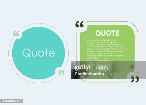 Quote Comment Note Frame Color Design Material Template Background ...