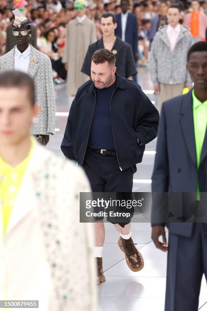 Fashion designer Kim Jones during the Dior Homme Menswear Spring/Summer 2024 show as part of Paris Fashion Week on June 23, 2023 in Paris, France.
