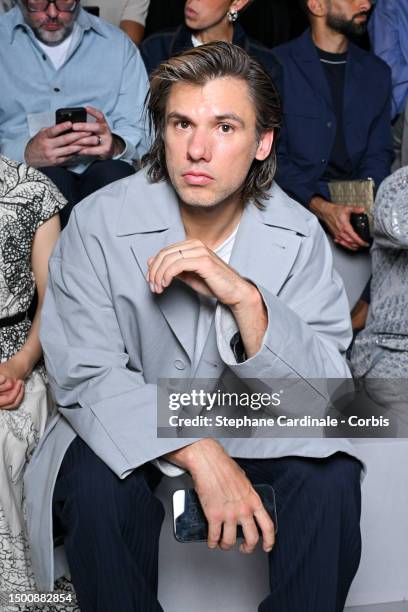 Singer Orelsan attends the Dior Homme Menswear Spring/Summer 2024 show as part of Paris Fashion Week on June 23, 2023 in Paris, France.