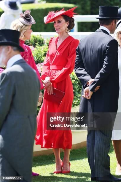 Catherine, Princess of Wales attends Royal Ascot 2023 at Ascot Racecourse on June 23, 2023 in Ascot, England.