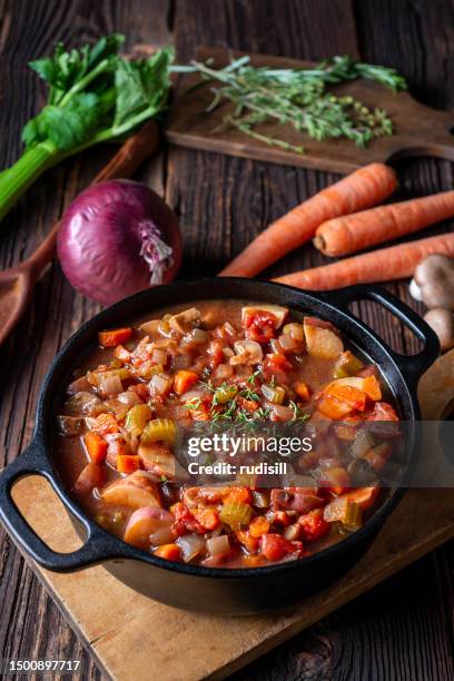 vegetable stew - stew stock pictures, royalty-free photos & images
