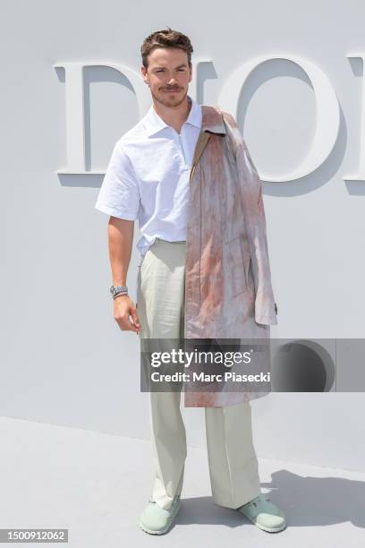 Will Poulter attends the Dior Homme Menswear Spring/Summer 2024 show as part of Paris Fashion Week on June 23, 2023 in Paris, France.