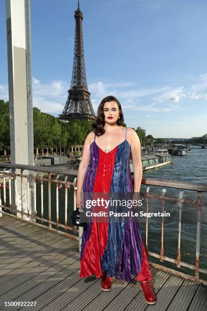 Barbie Ferreira attends the Kenzo Menswear Spring/Summer 2024 show as part of Paris Fashion Week on June 23, 2023 in Paris, France.
