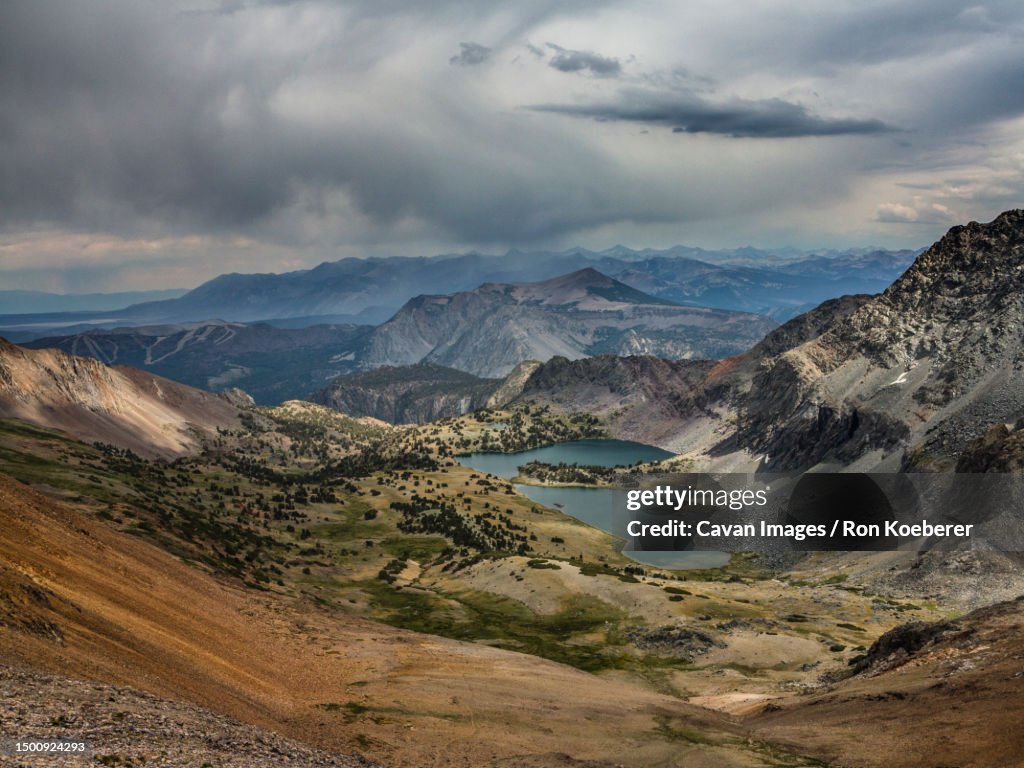 Scenic view of lakes