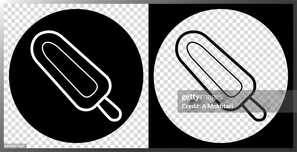 Ice cream stick icon.