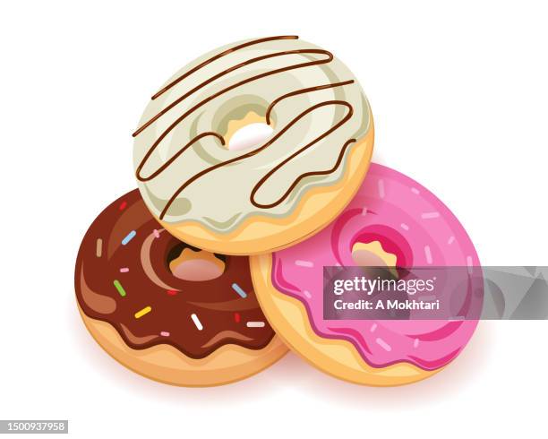 illustrations, cliparts, dessins animés et icônes de icône de beignet remplie. - beignet